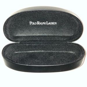 Polo Ralph Lauren Black Clamshell Sunglass Case